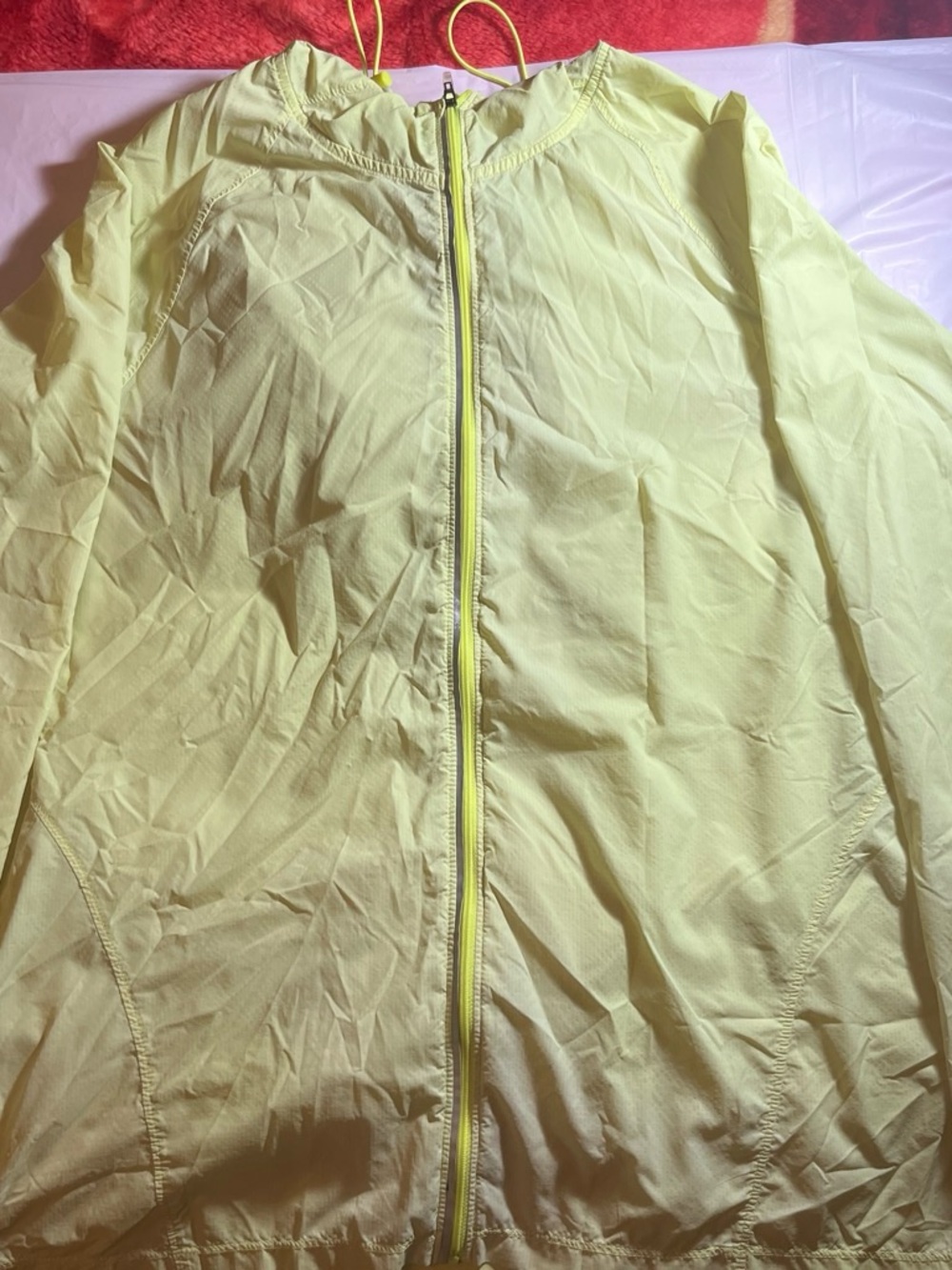 Champion Neon Yellow Windbreaker Jacket